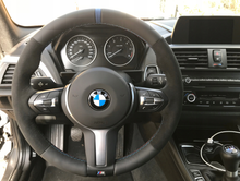 Indlæs billede til gallerivisning BMW F10 F11 F13 F06 F07 F01 F02 M-Tec rat Alcantara